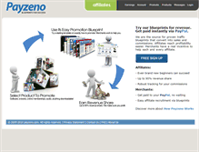 Tablet Screenshot of payzeno.com